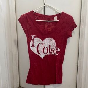 Coca Cola red shirt